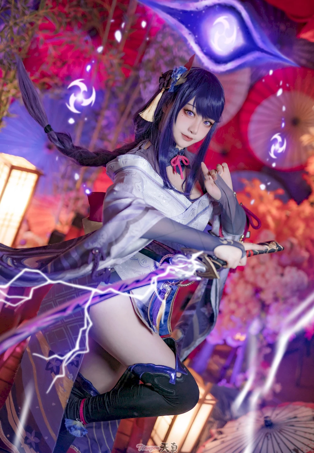 Halo_酱 NO.021 雷电将军 [9P-38MB] 极速版美女写真图集 高速下载